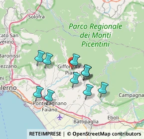 Mappa Via Vignadonica, 84095 Giffoni Valle Piana SA, Italia (6.26182)
