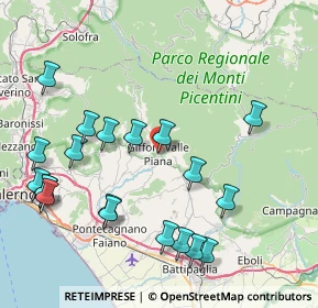 Mappa Via Vignadonica, 84095 Giffoni Valle Piana SA, Italia (10.0985)