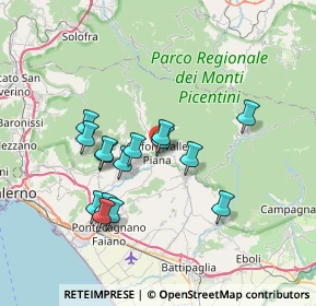 Mappa Via Vignadonica, 84095 Giffoni Valle Piana SA, Italia (6.822)