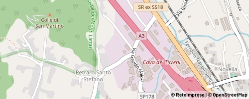 Mappa Cava de' Tirreni