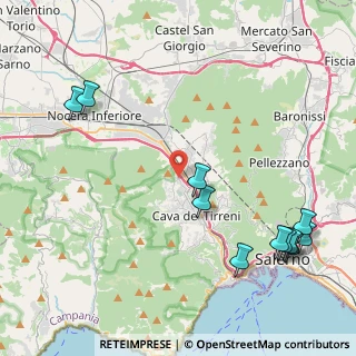 Mappa Via Leonardo Angeloni, 84013 Cava de' Tirreni SA, Italia (5.86091)