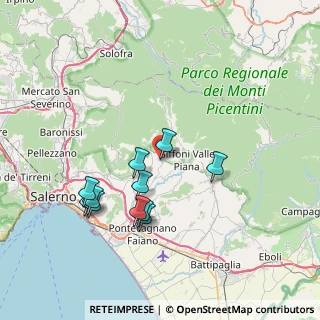 Mappa Via San Donato, 84090 Giffoni sei Casali SA, Italia (7.69091)