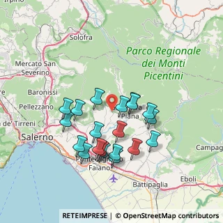 Mappa Via San Donato, 84090 Giffoni sei Casali SA, Italia (7.071)