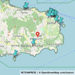 Mappa 80070 Barano D'ischia NA, Italia (3.07125)