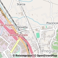 Mapa Cava de' Tirreni