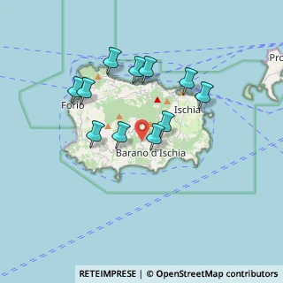 Mappa Via San Giovanni Battista, 80070 Barano D'ischia NA, Italia (3.43636)