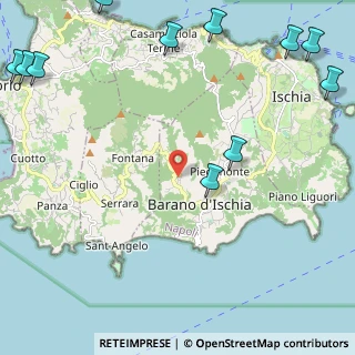 Mappa Via San Giovanni Battista, 80070 Barano D'ischia NA, Italia (3.71909)