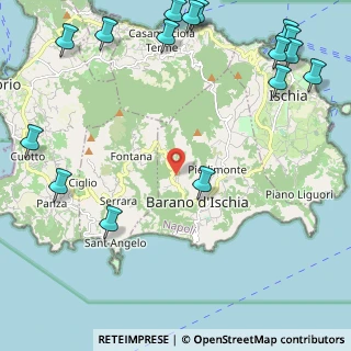 Mappa Via San Giovanni Battista, 80070 Barano D'ischia NA, Italia (3.56063)