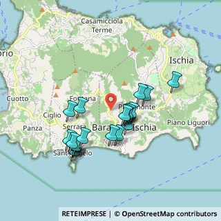 Mappa Via San Giovanni Battista, 80070 Barano D'ischia NA, Italia (1.723)