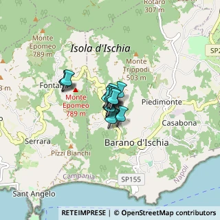 Mappa Via San Giovanni Battista, 80070 Barano D'ischia NA, Italia (0.30556)