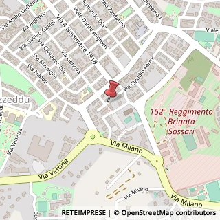 Mappa Via Claudio Fermi, 48, 07100 Sassari, Sassari (Sardegna)