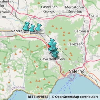 Mappa Via XXV Luglio, 84013 Cava de' Tirreni SA, Italia (2.50727)