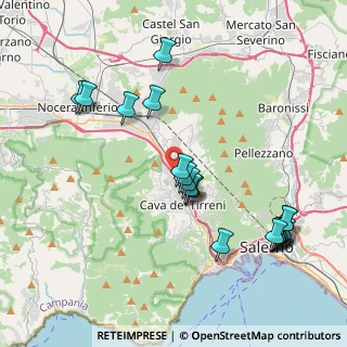 Mappa Via XXV Luglio, 84013 Cava de' Tirreni SA, Italia (4.642)