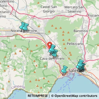 Mappa Via XXV Luglio, 84013 Cava de' Tirreni SA, Italia (5.10091)