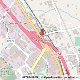 Mappa Via 25 Luglio, 168, 84013 Cava de' Tirreni, Salerno (Campania)