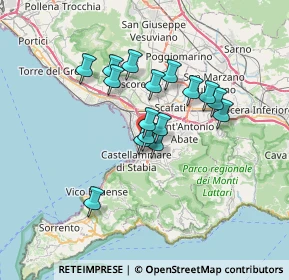 Mappa Via Antonio Dimitri, 80053 Castellammare di Stabia NA, Italia (5.6375)
