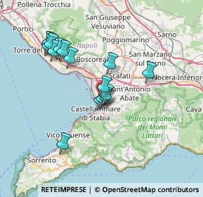 Mappa Via Antonio Dimitri, 80053 Castellammare di Stabia NA, Italia (7.06938)