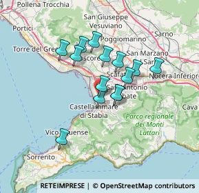 Mappa Via Antonio Dimitri, 80053 Castellammare di Stabia NA, Italia (5.66643)