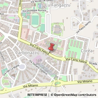 Mappa Via Carlo Felice, 46, 07100 Sassari, Sassari (Sardegna)