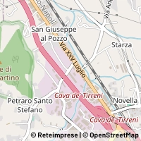 خريطة Cava de' Tirreni
