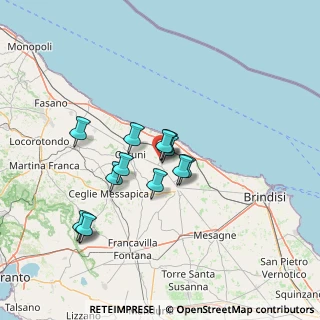 Mappa Via Specchia, 72012 Carovigno BR, Italia (12.31385)