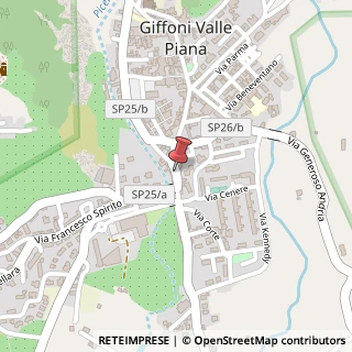Mappa Via spirito f. 55/a, 84095 Giffoni Valle Piana, Salerno (Campania)