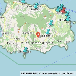 Mappa Via Colocaputo, 80070 Barano D'ischia NA, Italia (3.42091)