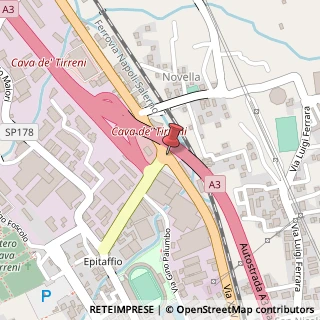 Mappa Via XXV Luglio, 167/B, 84013 Cava de' Tirreni, Salerno (Campania)