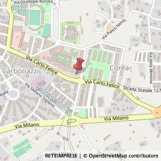 Mappa Via Carlo Felice, 52/B, 07100 Sassari, Sassari (Sardegna)
