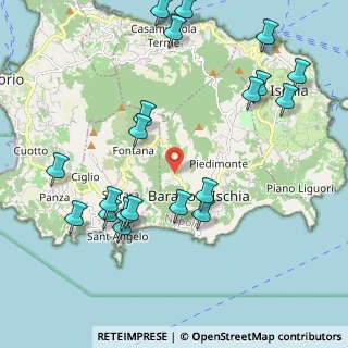 Mappa Via Angelo Migliaccio, 80070 Barano D'ischia NA, Italia (2.596)