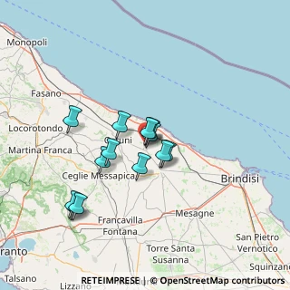 Mappa Via A. Einstein, 72012 Carovigno BR, Italia (12.36462)