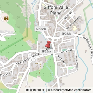 Mappa Via F.sco Spirito, 7, 84095 Giffoni Valle Piana, Salerno (Campania)