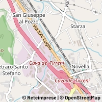 Mapa Cava de' Tirreni