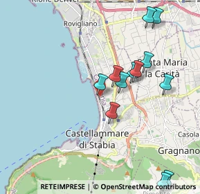 Mappa Via Gasometro, 80053 Castellammare di Stabia NA, Italia (2.39923)