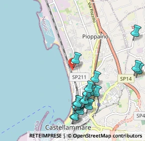 Mappa Via Gasometro, 80053 Castellammare di Stabia NA, Italia (1.22111)