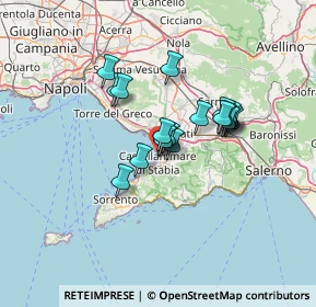 Mappa Via Gasometro, 80053 Castellammare di Stabia NA, Italia (10.06895)