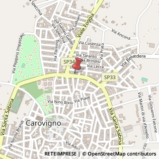 Mappa Via Santa Sabina, 238, 72012 Carovigno, Brindisi (Puglia)