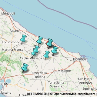 Mappa Contrada Malavera, 72012 Carovigno BR, Italia (12.39462)