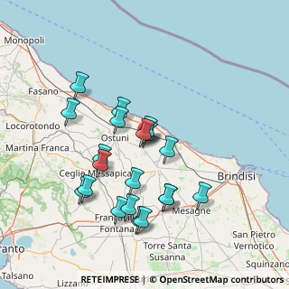 Mappa Contrada Malavera, 72012 Carovigno BR, Italia (15.199)