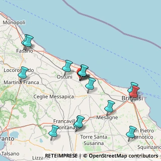 Mappa Via Ettore Carafa, 72012 Carovigno BR, Italia (19.104)