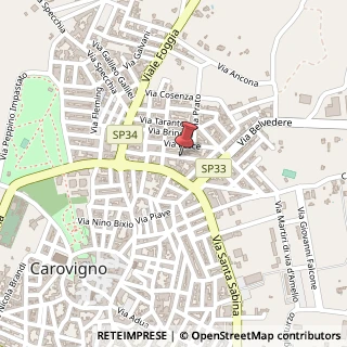 Mappa Via Sardegna, 19, 72012 Carovigno, Brindisi (Puglia)
