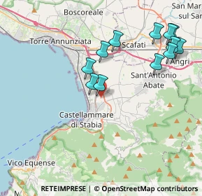 Mappa Via Tommaso D'Amalfi, 80053 Castellammare di Stabia NA, Italia (4.5225)