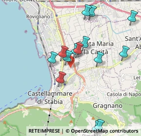 Mappa Via Tommaso D'Amalfi, 80053 Castellammare di Stabia NA, Italia (2.284)