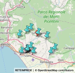 Mappa Via Falivene, 84095 Giffoni Valle Piana SA, Italia (7.65938)