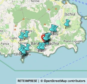 Mappa Via Corrado Buono, 80070 Barano D'ischia NA, Italia (1.4665)