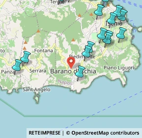 Mappa Via Corrado Buono, 80070 Barano D'ischia NA, Italia (3.06579)