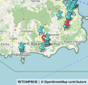 Mappa Via Corrado Buono, 80070 Barano D'ischia NA, Italia (2.49778)
