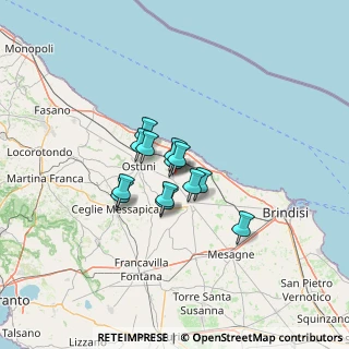 Mappa Contrada Malavera 50 Coltura di sotto, 72012 Carovigno BR, Italia (8.46538)