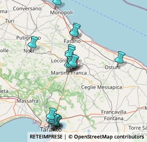 Mappa Strada Tre Tornesi Zona M, 74015 Martina Franca TA, Italia (17.57167)