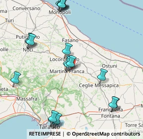 Mappa Strada Tre Tornesi Zona M, 74015 Martina Franca TA, Italia (21.574)